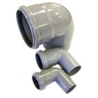 Отвод канализационный внутренний D 50 х 45* "Политэк"