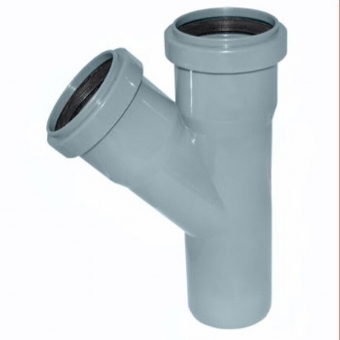 Тройник канализационный внутренний D 32/32 х 45* Sinikon/Синикон