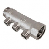 Коллектор 3/4"х3 выхода 1/2" наружный(папа)