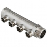 Коллектор 3/4"х4 выхода 1/2" наружный(папа)