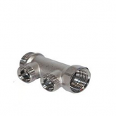 Коллектор 3/4"х2 выхода 1/2" внутренний(мама)