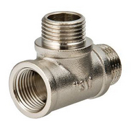 Тройник переходной 3/4"х1/2"х3/4" наружный-наружный-наружный