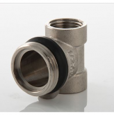 Тройник коллекторный 3/4"x1/2"x1/2" наружный-внутренний-внутренний