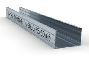 Профиль стоечный ПС 75х50 3м Кнауф 0,6мм