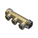 Коллектор 1"х3 выхода 1/2" наружный(папа)