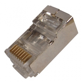 Джек RJ-45 8P8C CAT 5e (экран) REXANT