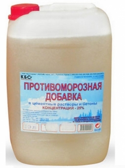 Противоморозная добавка с пластификатором 10л
